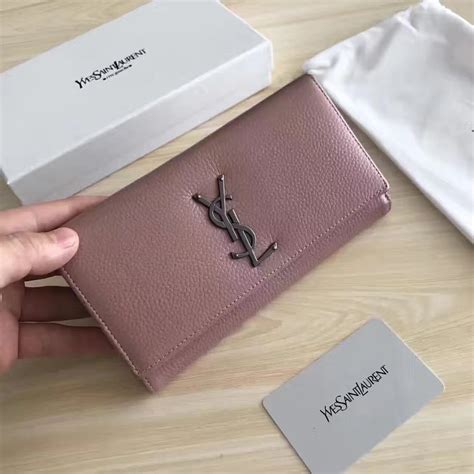 rose nude ysl wallet|saint laurent wallet.